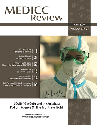 Cover of the April 2020 MEDICC Review